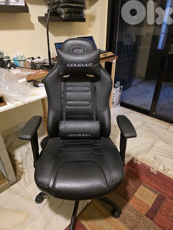 CHAIR GAMING COUGAR ADJUSTABLE WITH CUSHION MEMORY 1