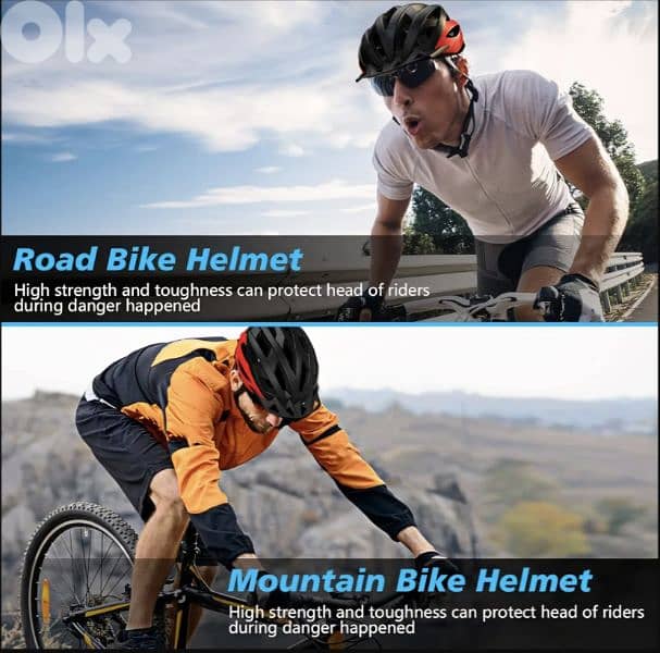 BiGosh bicycle helmet, adjustable,for mountain& road bikes_4$ delivery 10