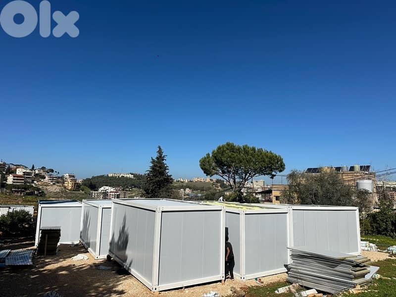 new prefabricated container units 6 x 3 m 2