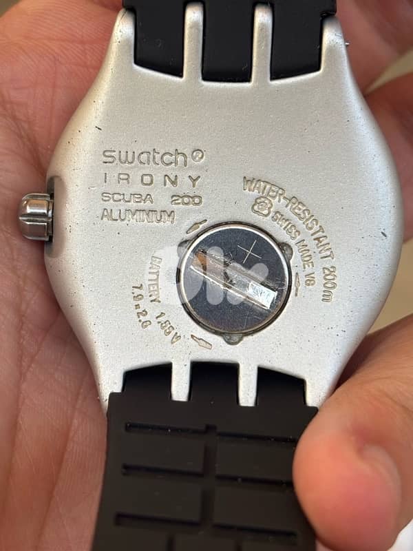 Vintage rare HYDROSPACE Swatch Irony Scuba Aluminum 200m-1997 Diving 1