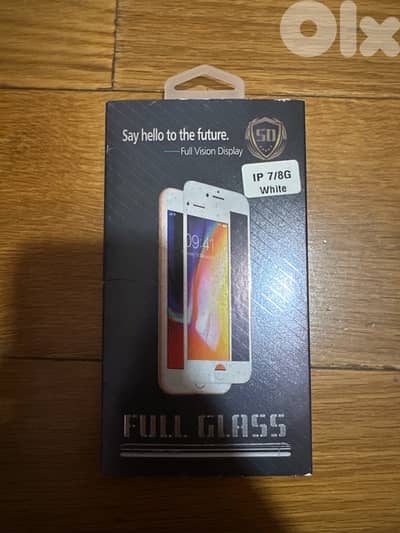 iPhone 7/8 white screenprotector