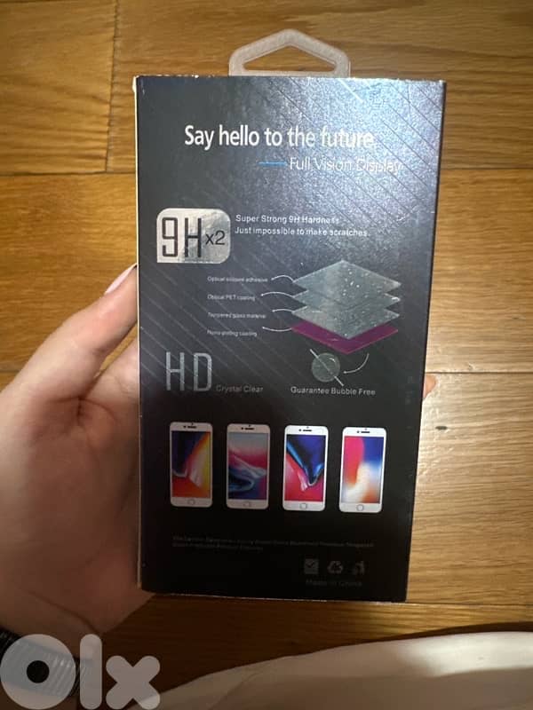 iPhone 7/8 white screenprotector 1