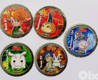 Master Digimon old Pogs