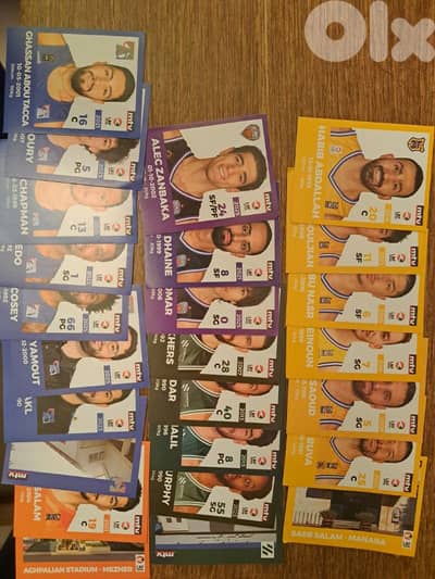 Lebanese basketball stickers trade