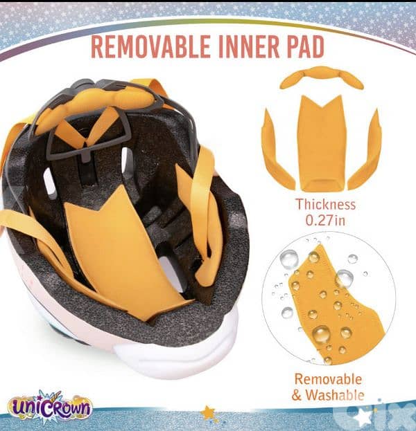ANIMILES Kids bicycle & multi sports Helmet, 3D Unicorn/4$ delivery 11