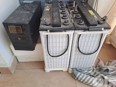 Inverter + 2 batteries