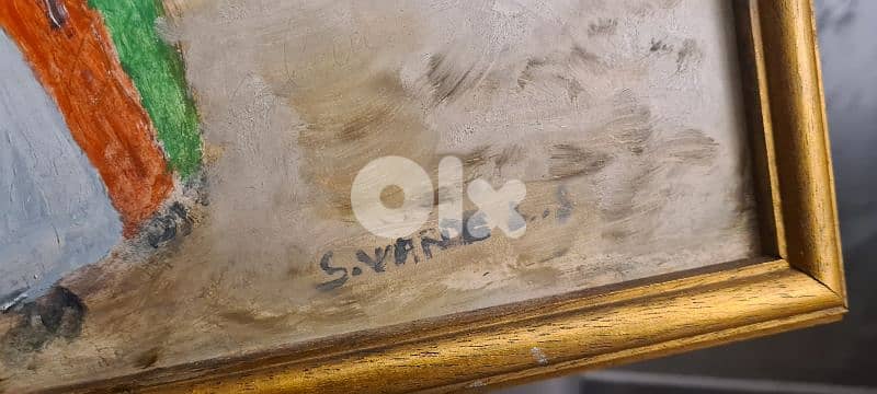 Vintage Impressionist Landscape - Signed Simonne Warde (50x40 cm) 2