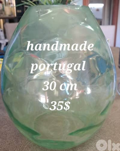 Handmade Vase big 30 cm Portugal