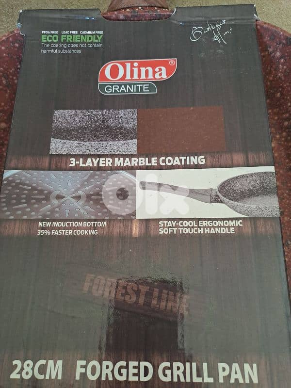 Non stick 28 cm forged grill pan 1