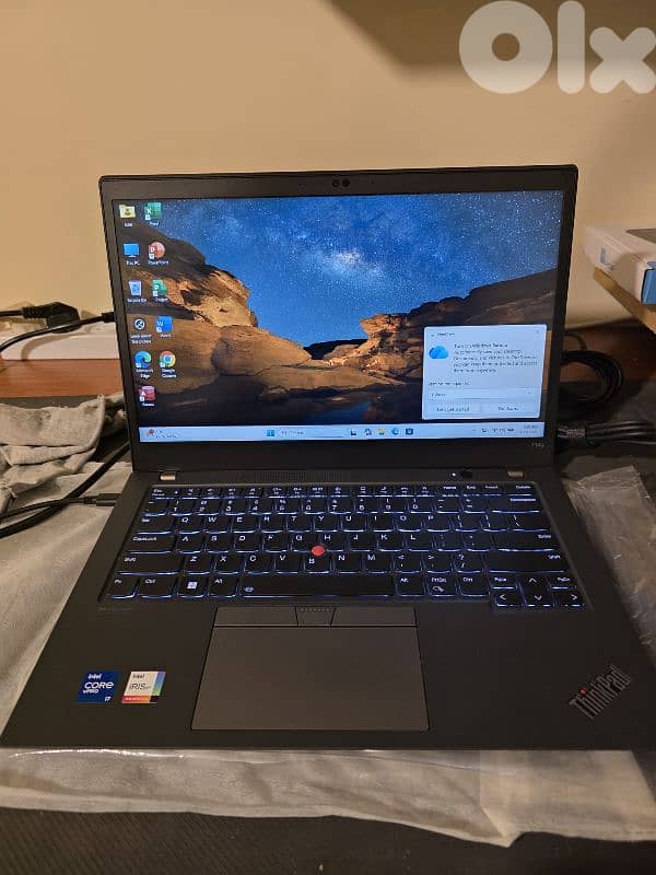 LAPTOP LENOVO THINKPAD T14S TOUCH I7 11T RAM 32 GB NVME 512 GB IRIS XE 3