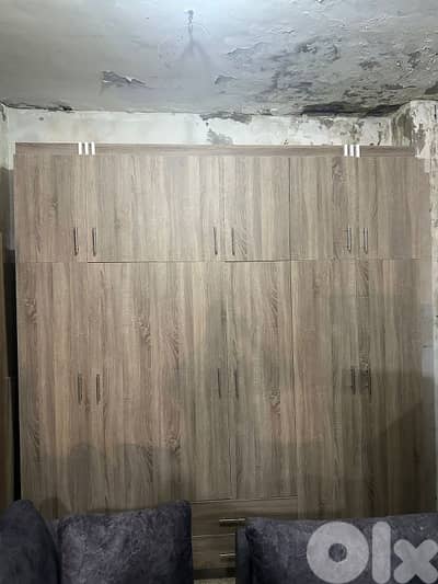 ,خزانة ست درف طابقين تفصيل جديد