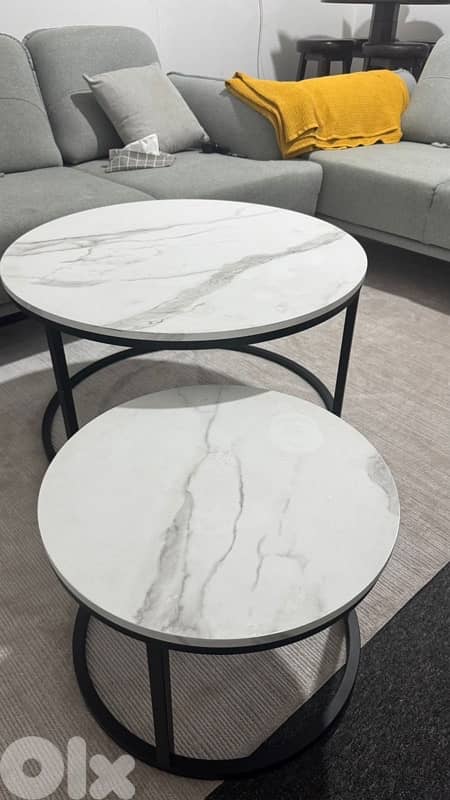 2 coffee tables 1