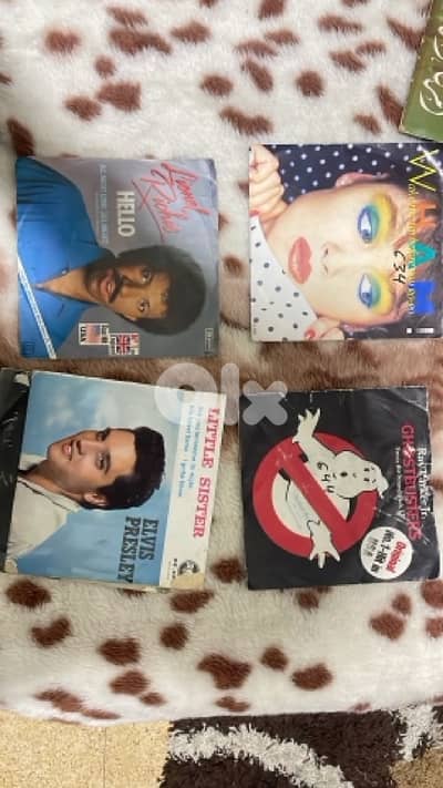 lionel richie wham ghostbusters vinyls