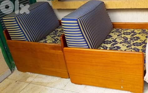 3 Single Sofas For Sale