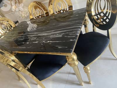 Dining table with chair