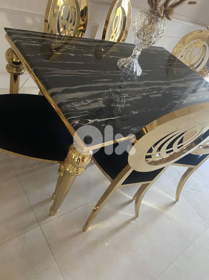 Dining table with chair 1