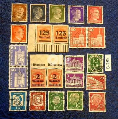 Germany Reich set of 23 stamps Lot# B-285