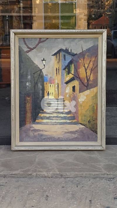 لوحة لوحة زيتي اوروبية