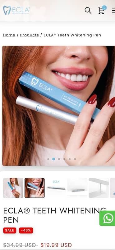 Ecla teeth whitening pen 1