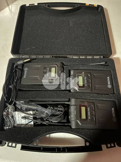 Boya wireless microphone wm8 pro