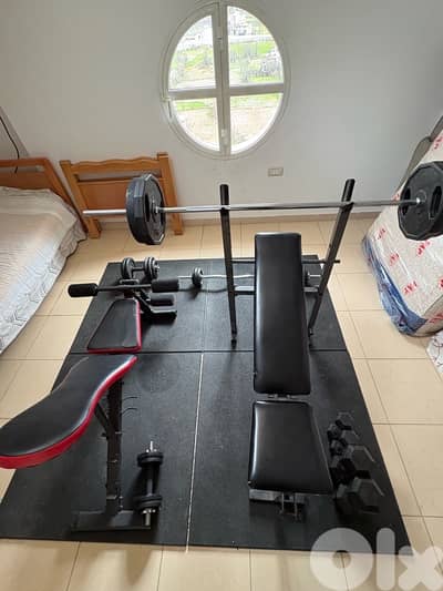 dumbles - bench press - incline bench press