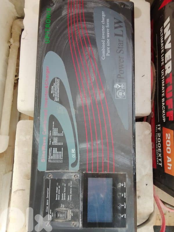 inverter and 2 Batteries 1