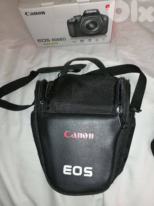 canon 4000d with all items 1