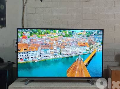 تيفي 43انش توشيبا ياباني لاصلي مستعمل اسبوع  مع علبتو