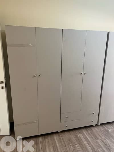 خزانة 4 درف جديدة من المعمل بافضل الاسعار