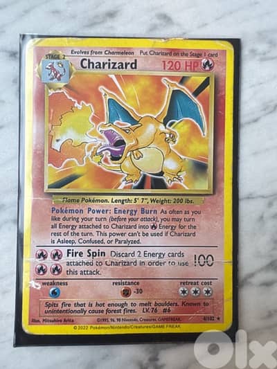CHARIZARD 120 HP