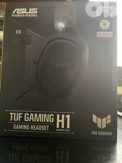 the ASUS TUF  H1 wireless gaming headset