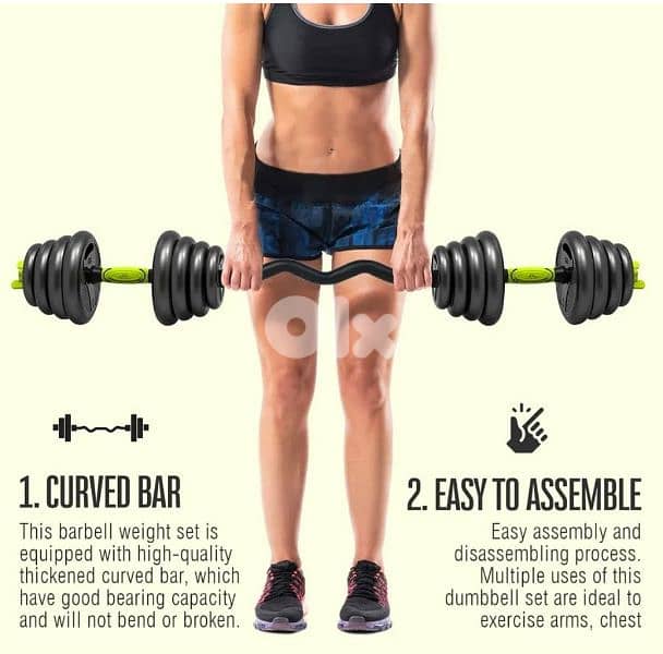 40kg Set adjustable dumbbell 3