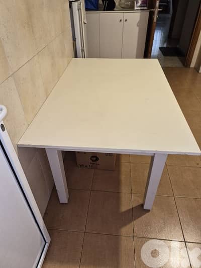 kitchen table as new off white