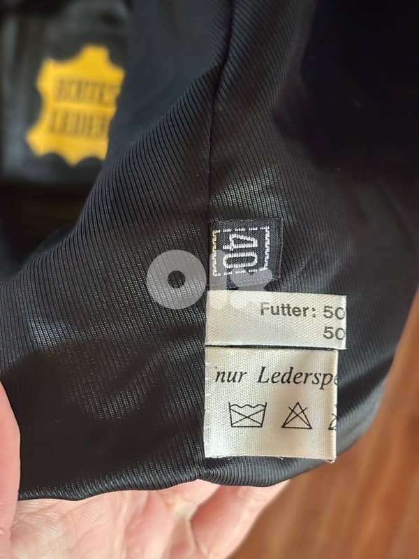 Vintage German Real Leather Jacket - size 40 women L - Made in Germany 4