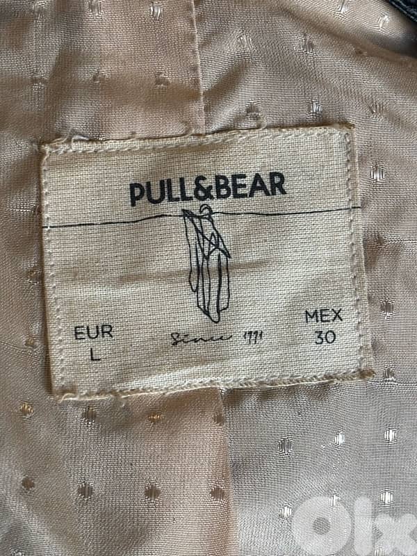 Pull & Bear Real Sheep Leather Biker Jacket - Women’s Medium 1