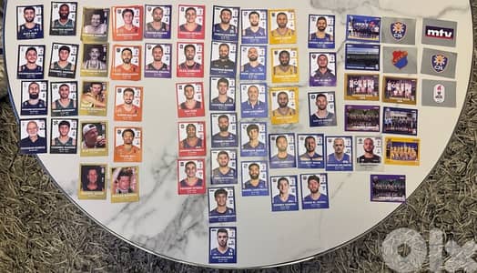 trade lebanese basketball stickers