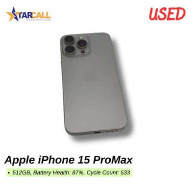 iphone 15 pro max used 512 87%