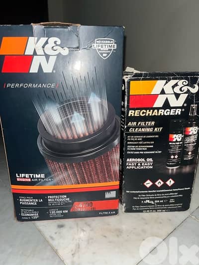 air filter k&n kit and cleaning