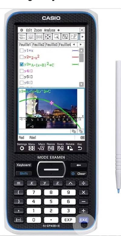 Calculator Casio classpad fx-cp400+E (( mode examen ))