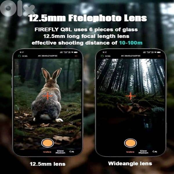 Firefly Q8L 4K ShotKam – Auto Trigger Recording with Red Dot 3