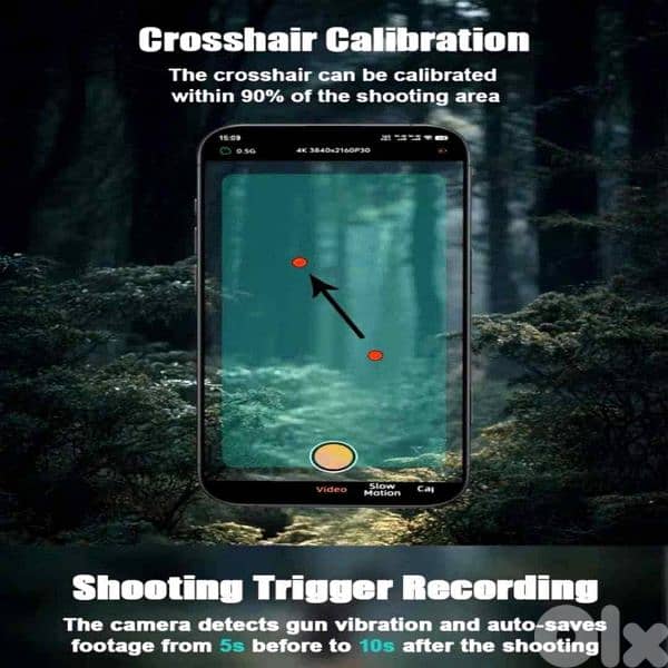 Firefly Q8L 4K ShotKam – Auto Trigger Recording with Red Dot 5