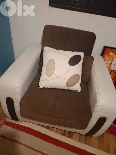 2 seater plus arm chair- Istikbal