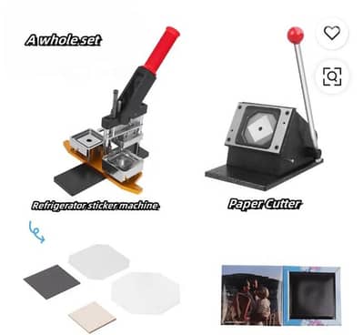 fridge photo  magnets making machine