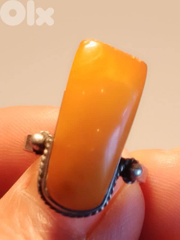 Vintage and Unique Soviet Russian Sterling Silver Ring Stamped 5