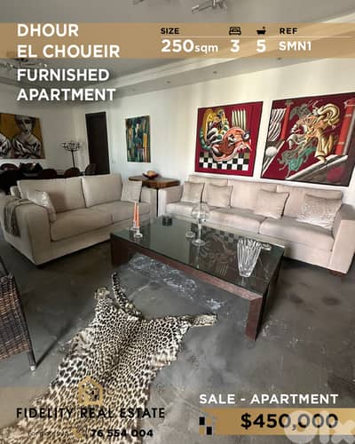 Apartment for sale in Dhour Choueir SMN1  شقة  للبيع في ضهور شوير