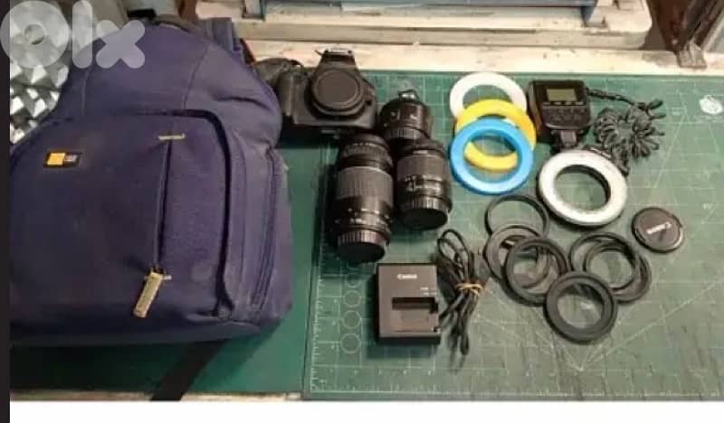 canon camera 1200D with accessories 2