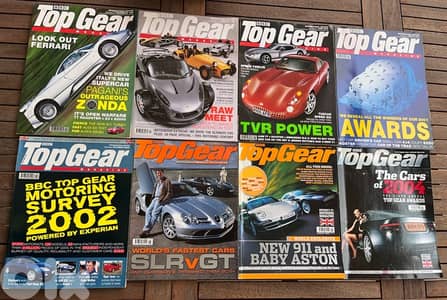 Top Gear Magazines 8 interesting issues