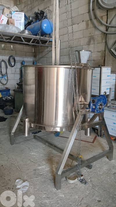 Eggplant Boiler with Gas burner غلاية باذنجان مع موقد غاز