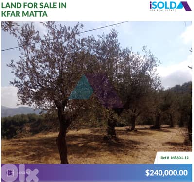 Great Investment! 40000m2 Prime land+sea view 4sale in Kfarmatta/Aley
