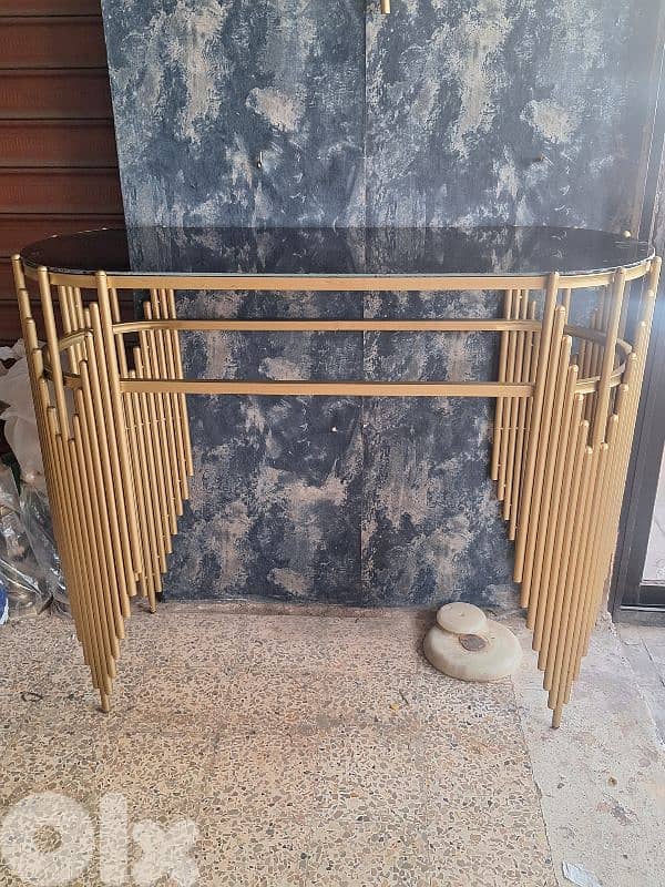 modern console mirror and table 1